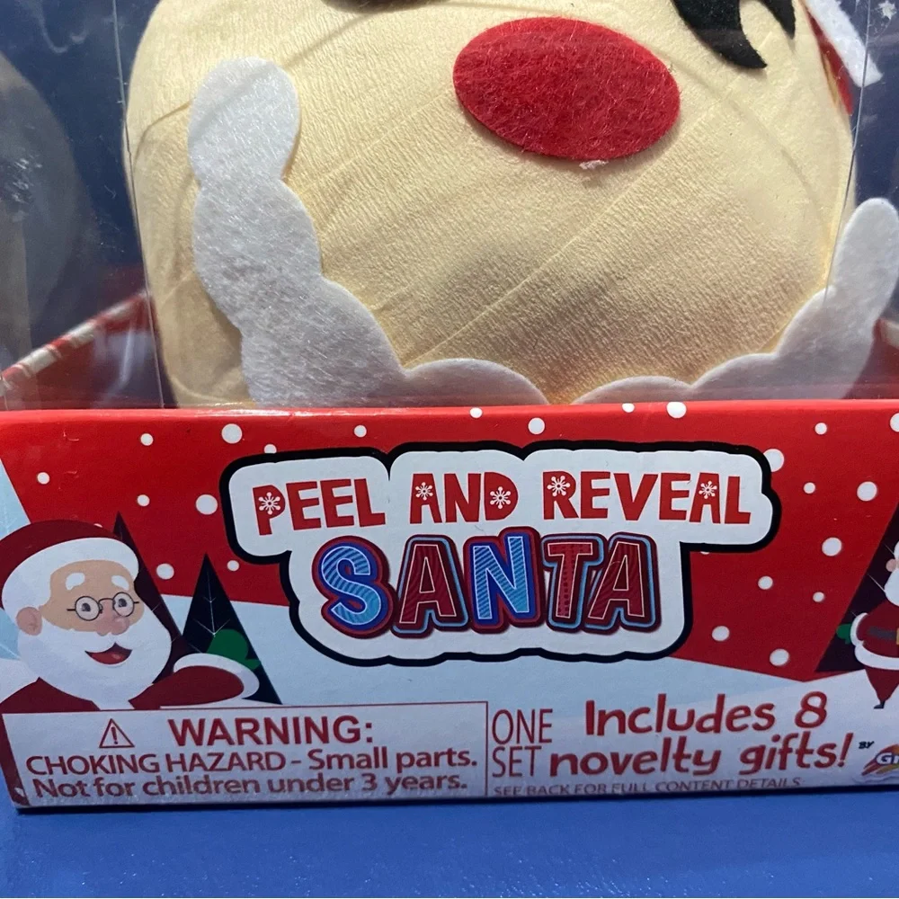 New Peel and Reveal Snowman or Santa